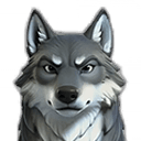 Grauer Wolf